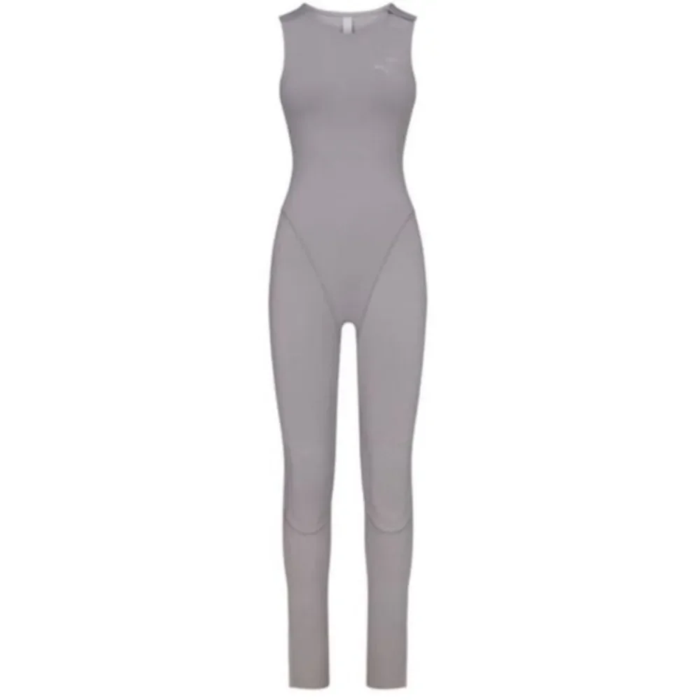 Brand new skims SKIMS Light Gray Sleeveless whole body swim suit 2XL